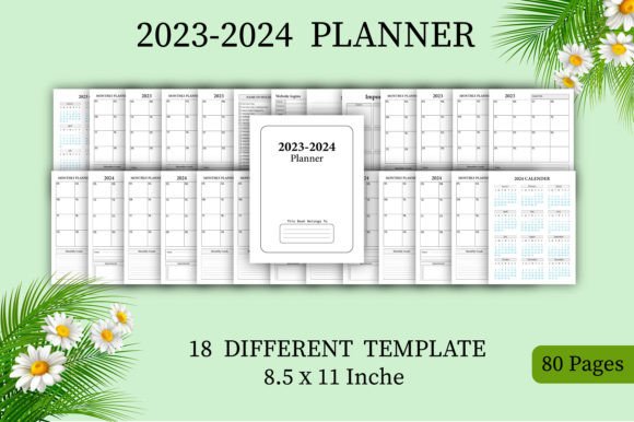 Download 2023-2024 Planner  for  KDP Interior - 2024 planner Collection